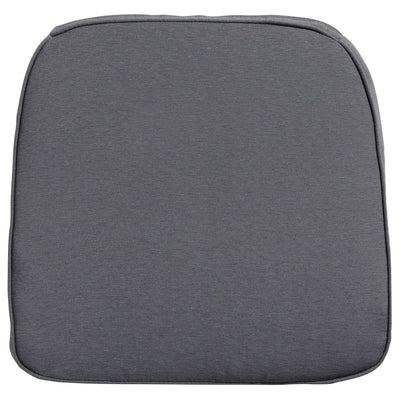 Cuscino di sedile Madison per sedia da giardino di vimini Panama 48x48 cm grigio