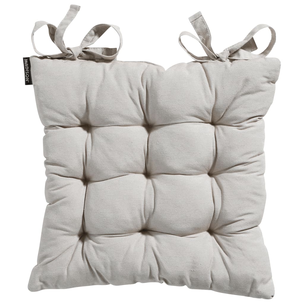 Madison Seat Cushion Panama 46x46 cm Beige leggero