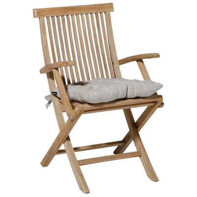 Madison Seat Cushion Panama 46x46 cm Beige leggero