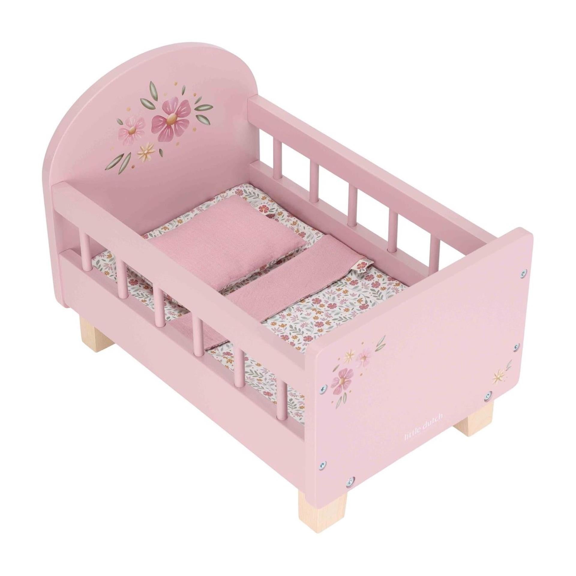 Little dutch houten poppenbed