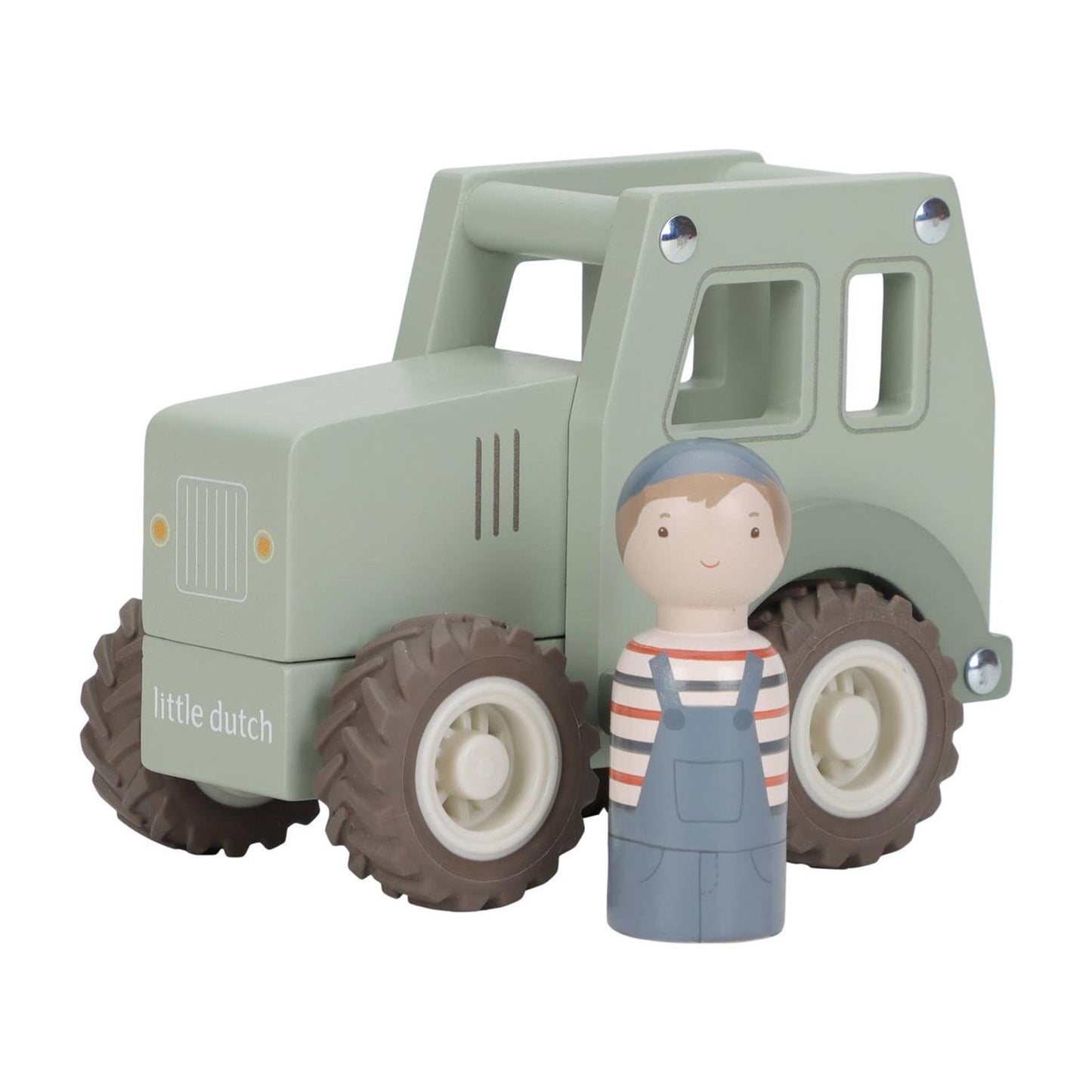 Pequeño tractor de madera holandés FSC