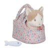 Pequeño gato de peluche holandés Marley en bolsa