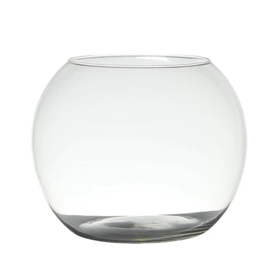 Vaso Hakbijl in vetro a bolle di vetro ø25xh20cm