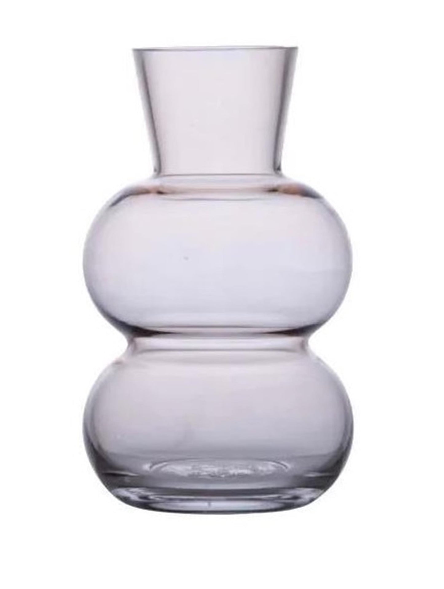 B-living jarrón cristal amalia ø12x20cm beige