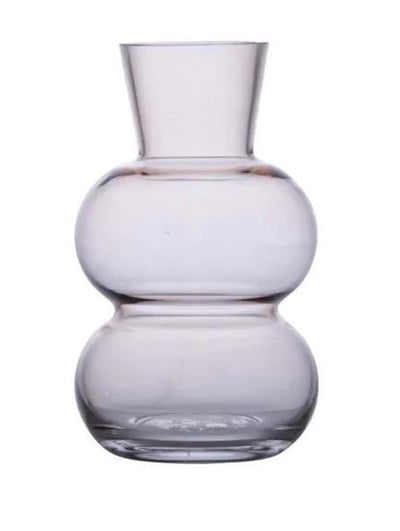 B-living vaso in vetro amalia ø12x20cm beige