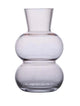 B-living vaas glas amalia ã˜12x20cm beige