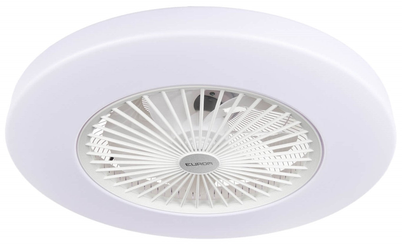 Ventilatore da soffitto Eurom lrc bianco | lampada e ventilatore in 1 | ø58cm | 385281 385281