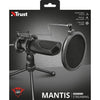 Trust Trust GXT 232 Mantis USB Streaming Microfono nero