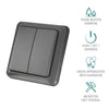 Fare clic su Fare clic su interruttore wireless a doppia parete per esterno