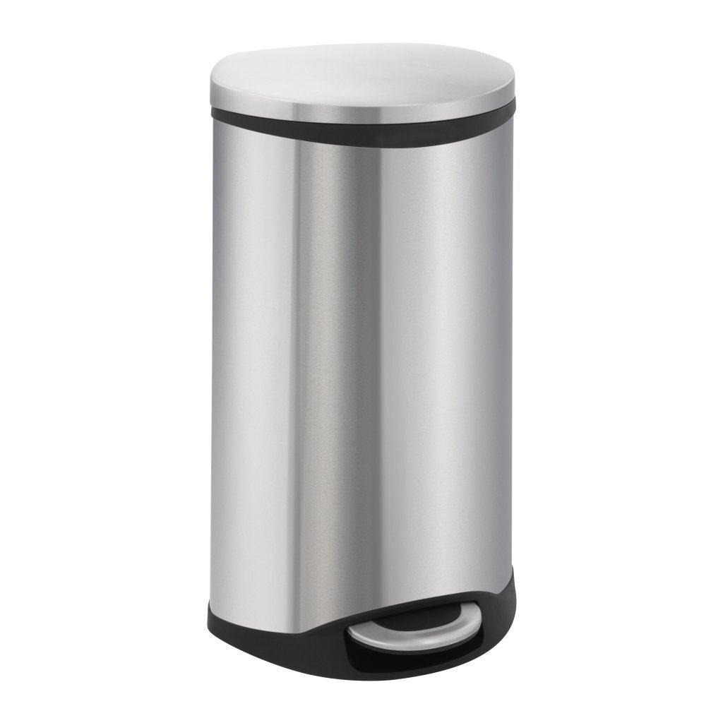 Eko Eko Shell Bin Pedal Bin 30L Matt inossidabile in acciaio inossidabile