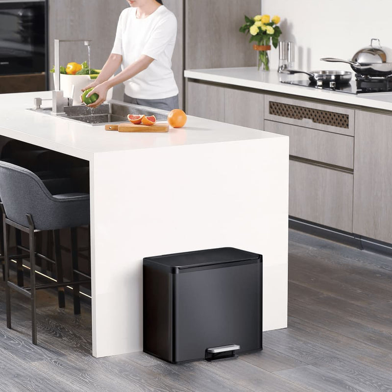 Eko eko pedale bin essenziale 2x15 l nero