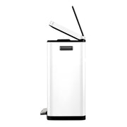 Bin eko eko x-cube pedale 2x20l bianco - afbeelding 3