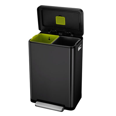 Eko Eko X-Cube Pedal Bin 2x20l Black