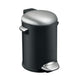 Eko Vepa Bins Belle Deluxe Pedal Bin 3L Black Silver