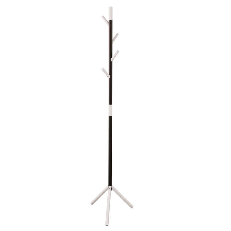 Rack-part a V-part Linair in piedi con 4 ganci da 180 cm bianco
