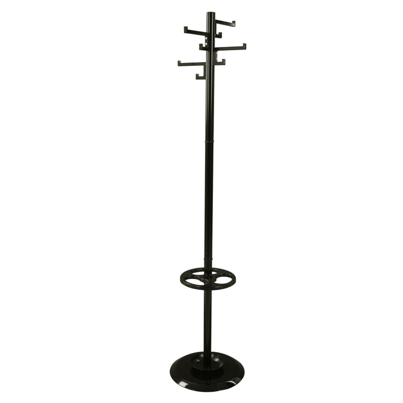 Approfilo a V-Part-Part in piedi con 8 ganci porcellana 178 cm nero