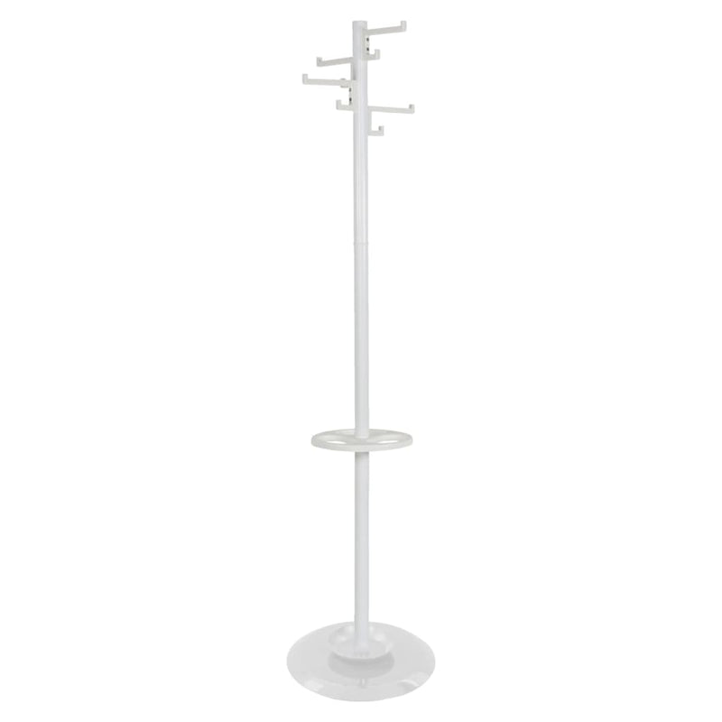 Approfilo a V-Part-Part in piedi con 8 ganci porcellana 178 cm bianca