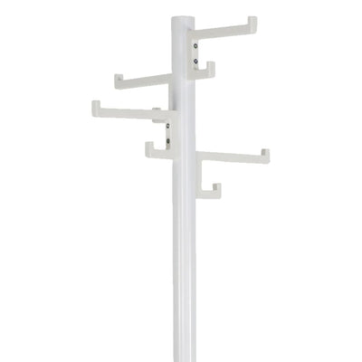 Approfilo a V-Part-Part in piedi con 8 ganci porcellana 178 cm bianca