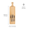 Set formaggio Boska amigo 4 pezzi 44x11,2 cm