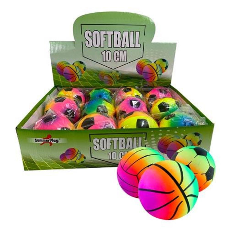 Palla soft DSP 10 cm. 3 assortimento. (12 pezzi)