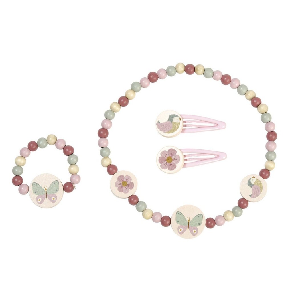 Piccoli gioielli in legno olandese set in 4 pezzi