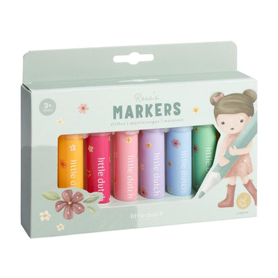 Pennarelli Little Dutch Rosa, 8 pezzi