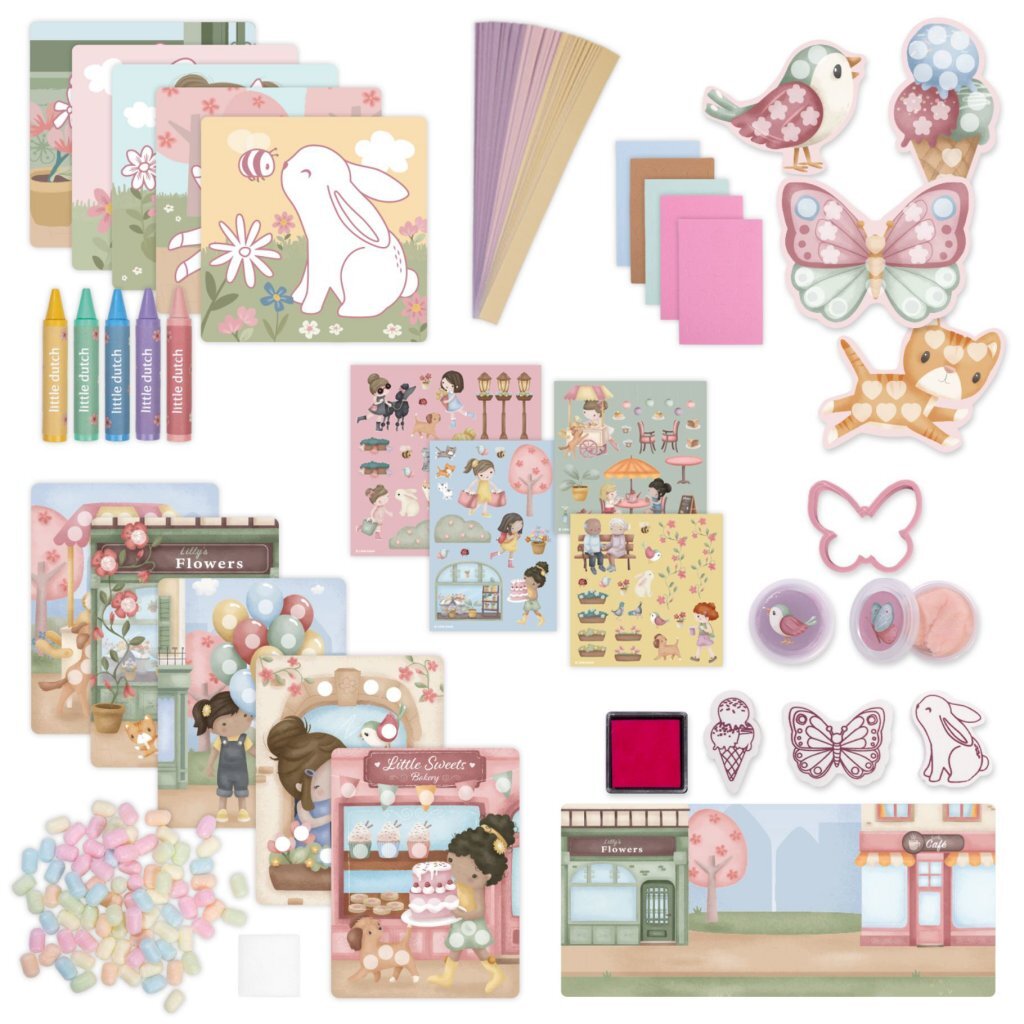 Caja Creativa Little Dutch Rosa XL