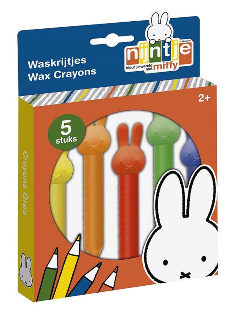 Crayons di cera Miffy, 5st.