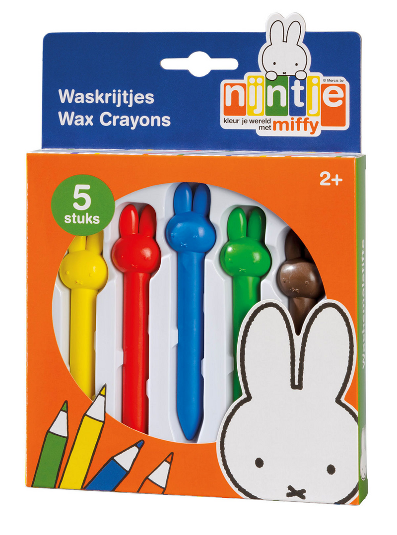 Bambolino nijntje junior waskrijtjes, creatief speelgoed tekenen voor peuters - vanaf 2 jaar - cadeautip juniot - toys