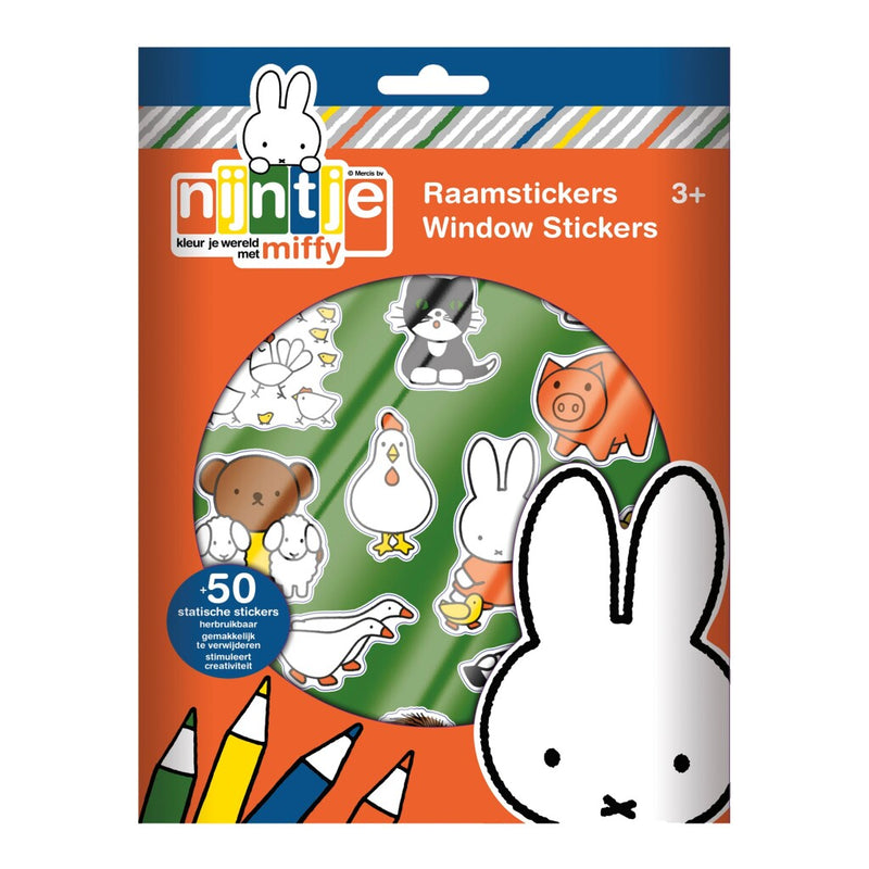 Totum nijntje raamstickers