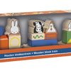 Bambolino Toys Block Train Wood