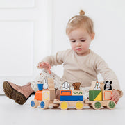 Bambolino Toys Block train Wood - afbeelding 2