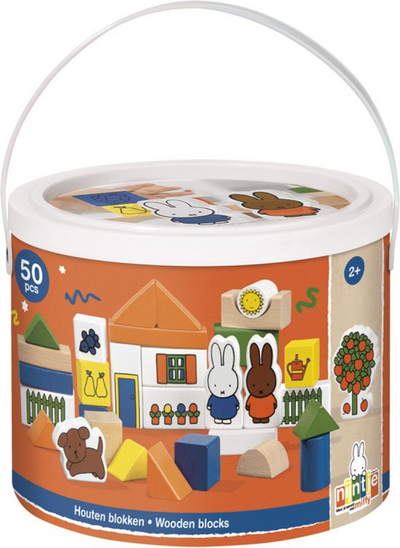 Bambolino Toys Blockton Wood Miffy, 50dlg.