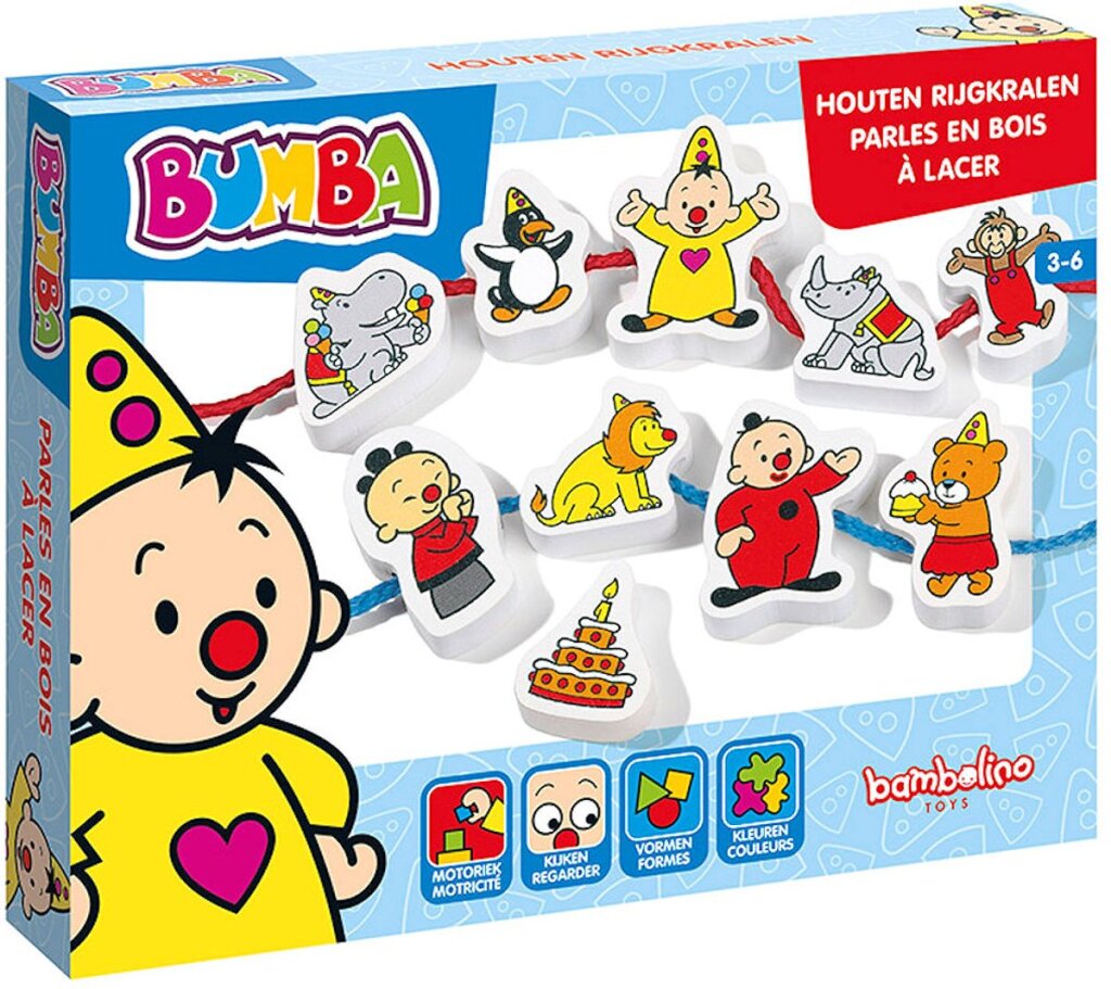 Bambolino Toys Houten Rijgkralen