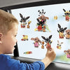 Dsp. bing raamstickers. 3+ (12st)