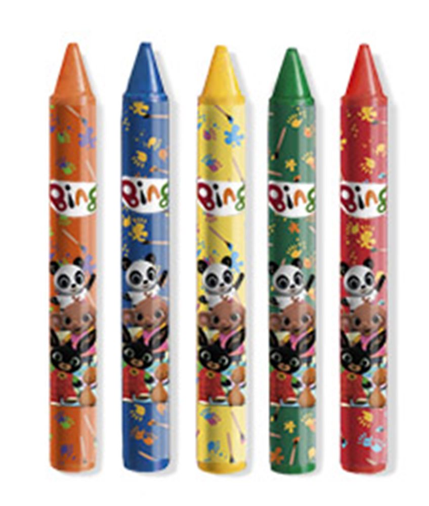 Bing Wax Crayons, 5st.