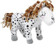 Giocattoli bambolino abbracciano peli di peluche e teun stip de pony, 25 cm