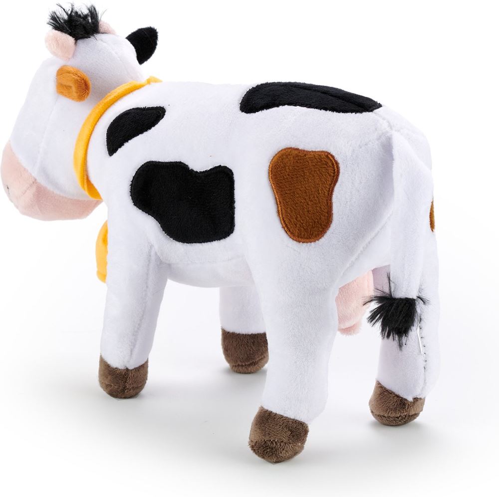 Bambolino fien en teun knuffel rosa koe. 30 cm. 0+
