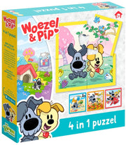 Bambolino woezel pip puzzel 4 in 1. 3+ - afbeelding 1
