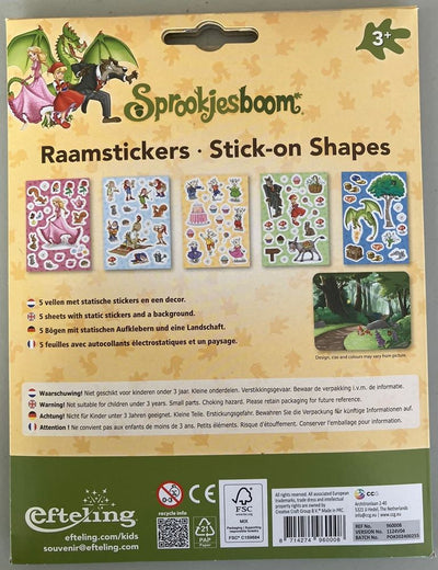 Dsp raamstickers sprookjesboom, efteling
