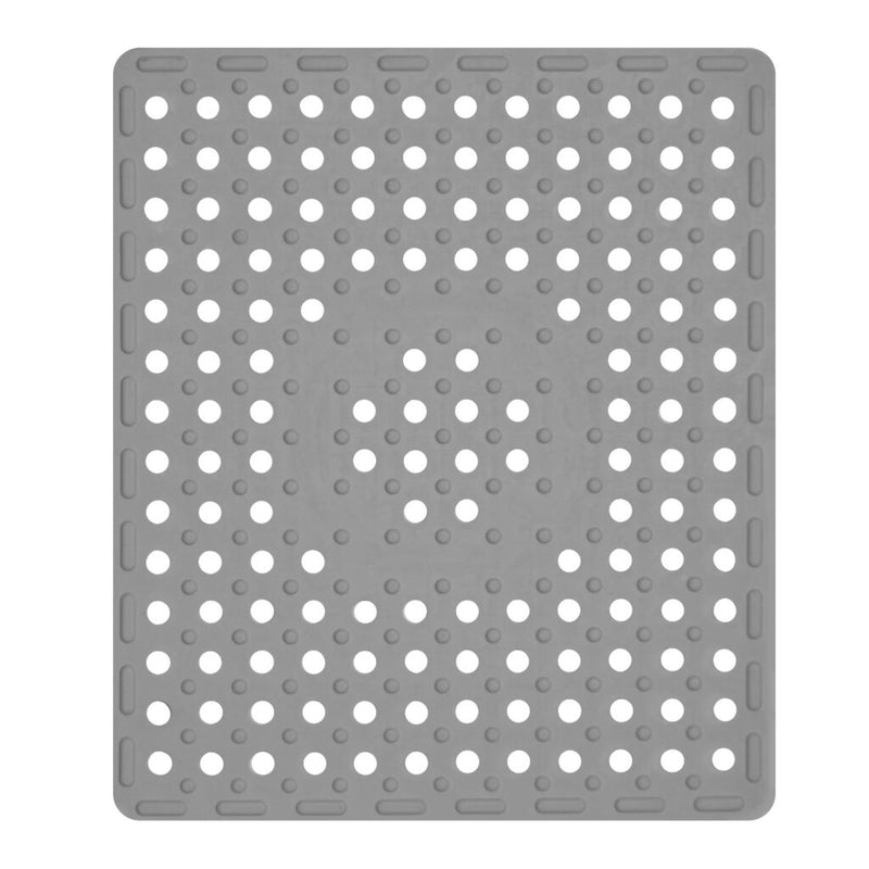 Dutch house gootsteenmat 31x27 cm rubber grijs