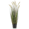 Esmeralda planta artificial esmeralda en plástico macizo de zorro hierba otoño 90 cm