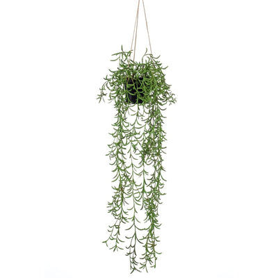 Emerald kunstplant hangend in pot senecio 70 cm
