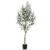 Esmeralda planta artificial esmeralda en maceta de oliva de maceta de plástico 140 cm