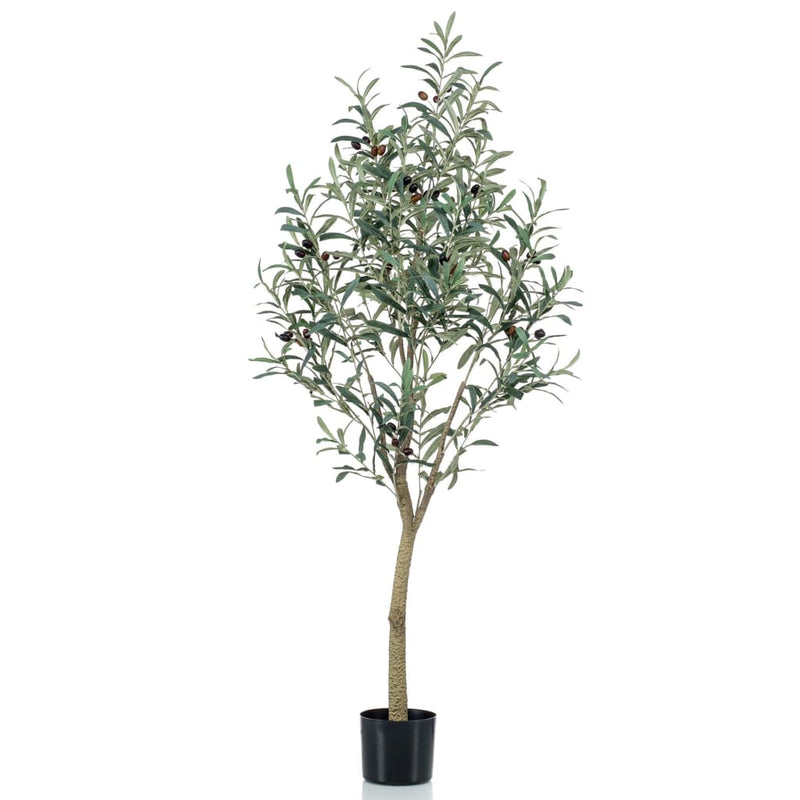 Esmeralda planta artificial esmeralda en maceta de oliva de maceta de plástico 140 cm