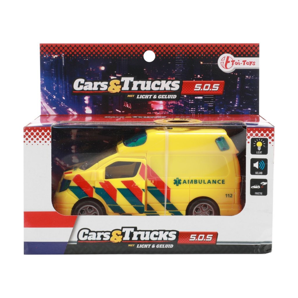 Auto Trucks Attrito Ambulance (NL) con luce e suono