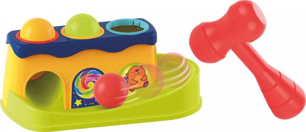 Piccole stelle panca martello con 3 palline a sonagli