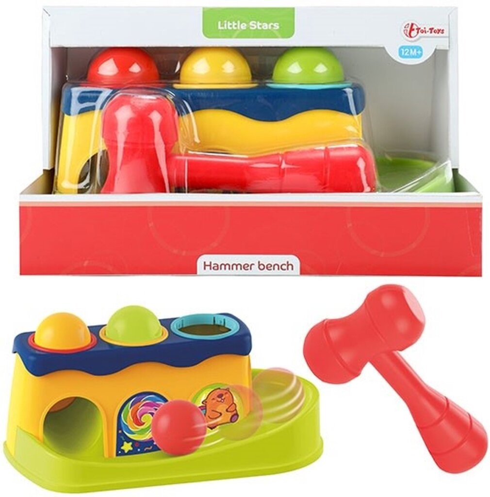Piccole stelle panca martello con 3 palline a sonagli