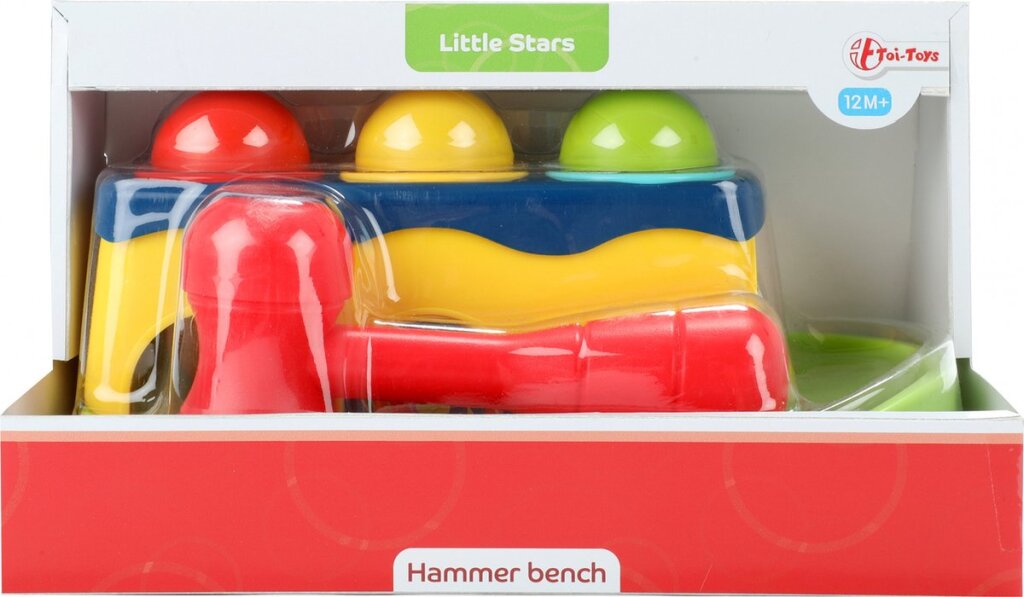 Piccole stelle panca martello con 3 palline a sonagli
