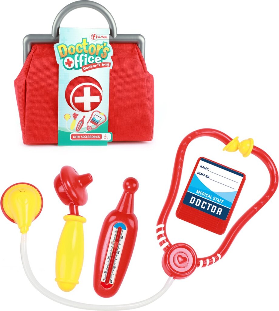 Toi-toys Doctor's Set in borsa con spray e termometro